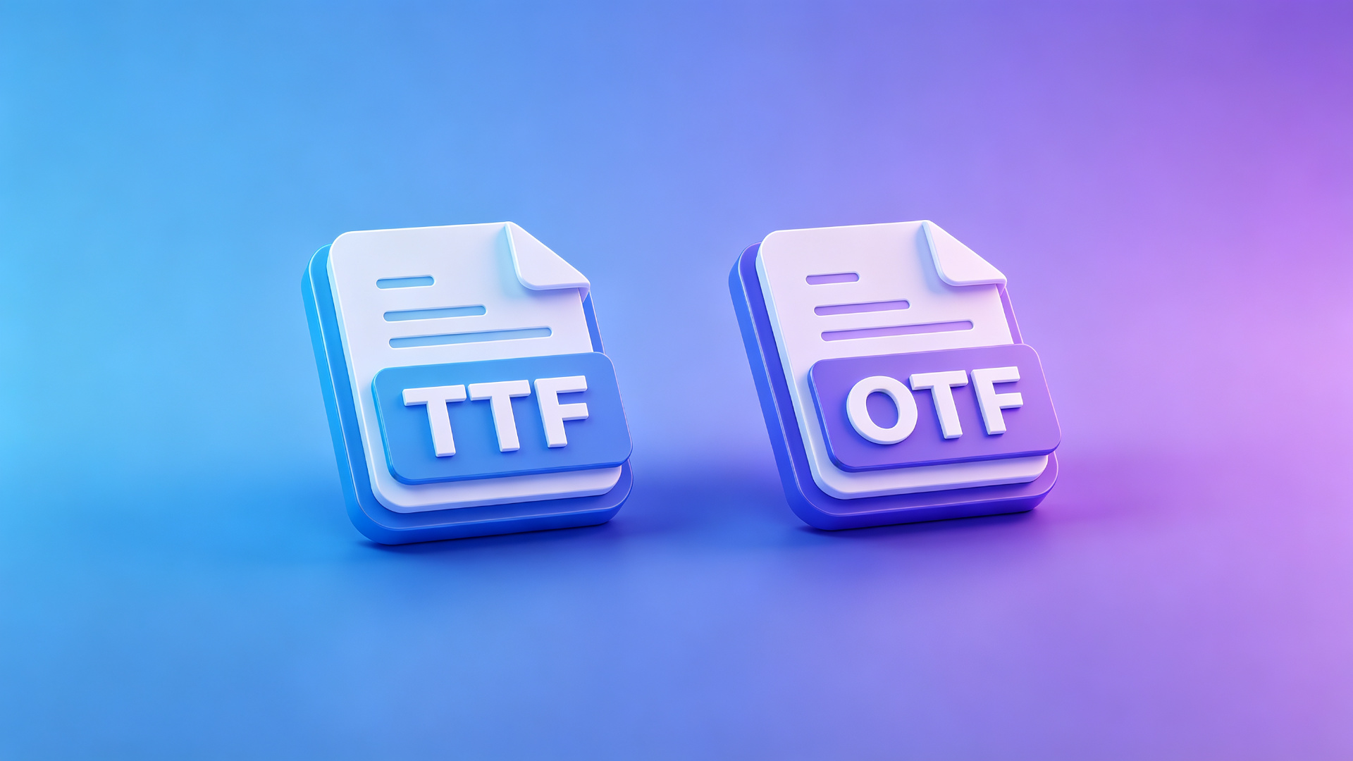 字体格式ttf与otf格式的区别