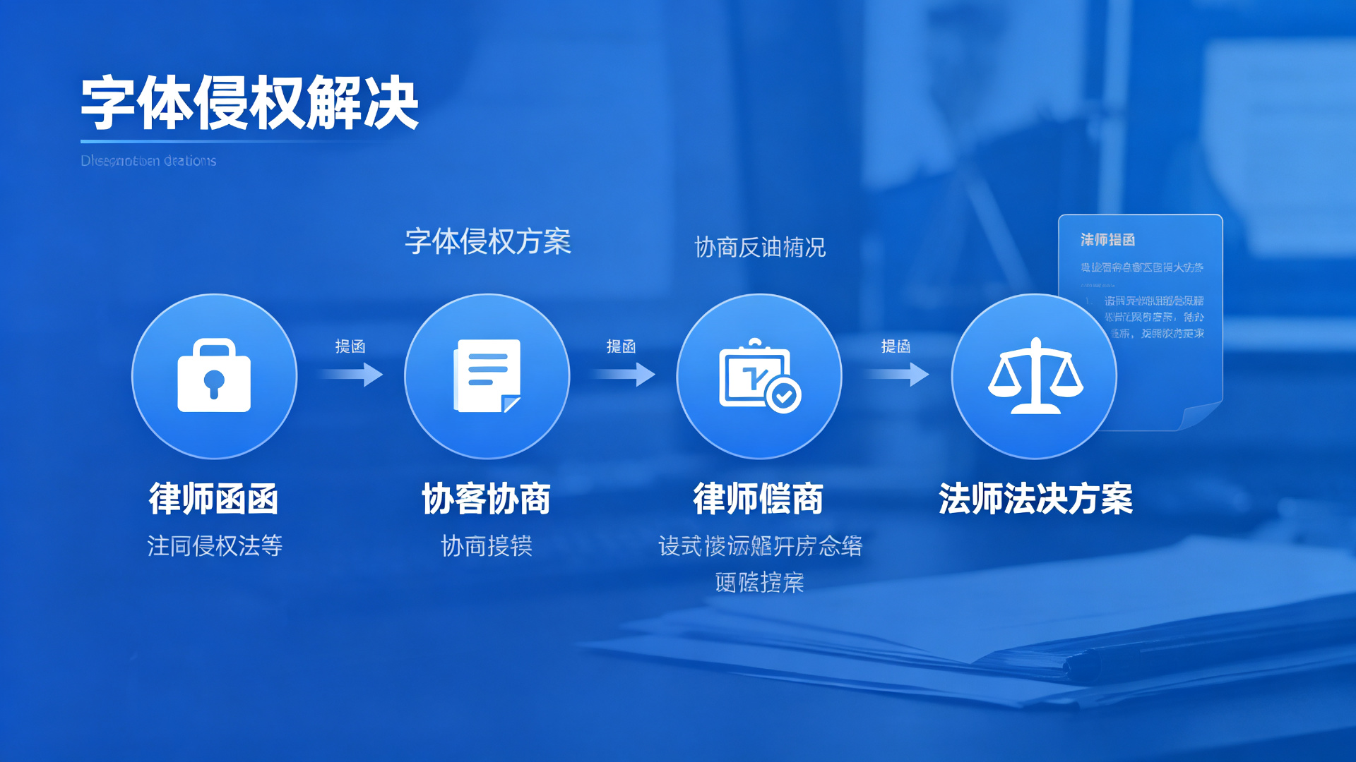 字体侵权后如何解决?